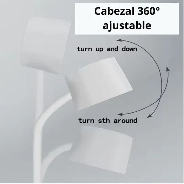 LAMPARA CARGADOR PARLANTE Y RELOJ 4 EN 1